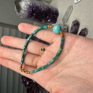 Natural Magnesite and Greenstone Bracelet | Calming & Balance Energy